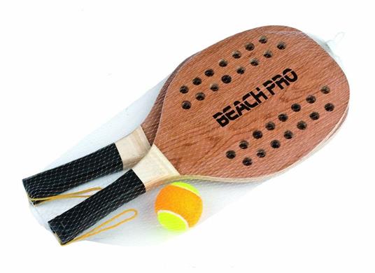 Coppia Racchette Beach Tennis Pro Con Pallina - 3