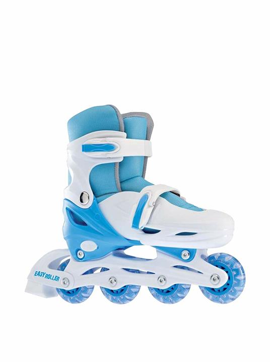 Pattini In Line Easy Roller 35 38 Regolabili Azzurro - 3