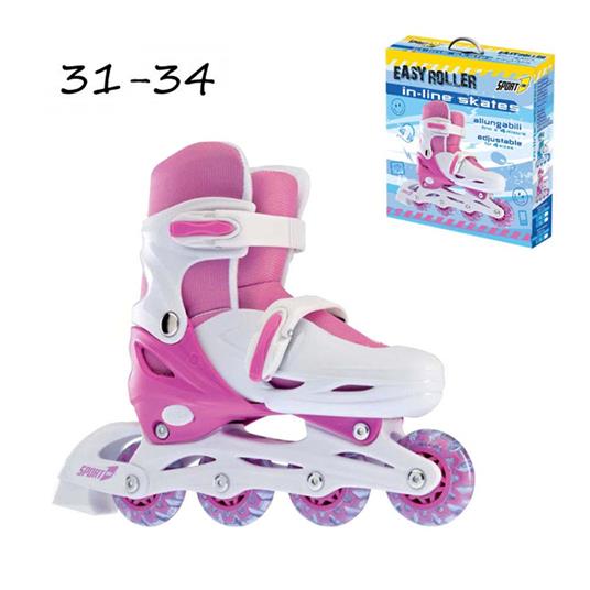 Pattini In Line Easy Roller 31 34 Regolabili Rosa - 2