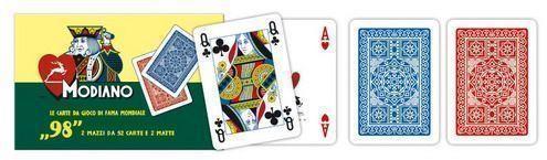 Carte da gioco Ramino 98 Modiano doppio mazzo, 108 carte - 80