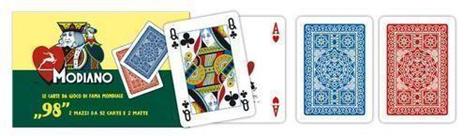 Carte da gioco Ramino 98 Modiano doppio mazzo, 108 carte - 54
