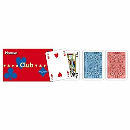 Carte da gioco Ramino Modiano Club doppio mazzo, 108 carte