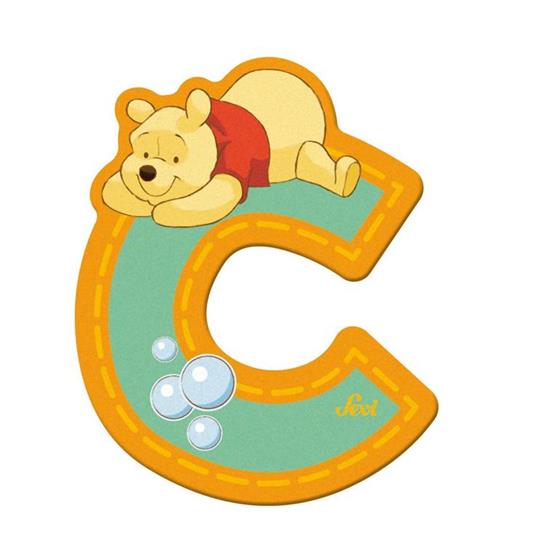 Lettera adesiva C Winnie the Pooh
