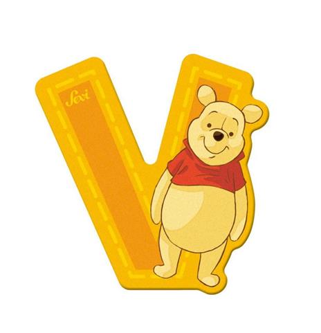 Lettera adesiva V Winnie the Pooh - 2