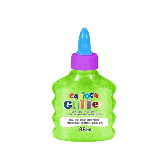 Colla Carioca Glitter Glue Neon – 88Ml Verde - Carioca - Cartoleria e  scuola