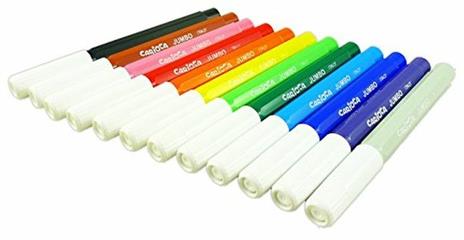 Pennarelli Carioca Jumbo. Confezione 18 colori assortiti - 3
