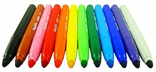 Pennarelli Carioca Jumbo. Confezione 18 colori assortiti - 4