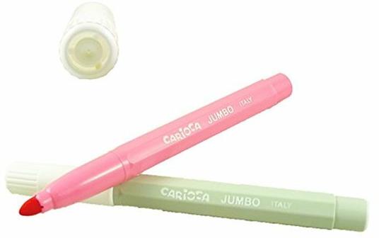 Pennarelli Carioca Jumbo. Confezione 18 colori assortiti - 5