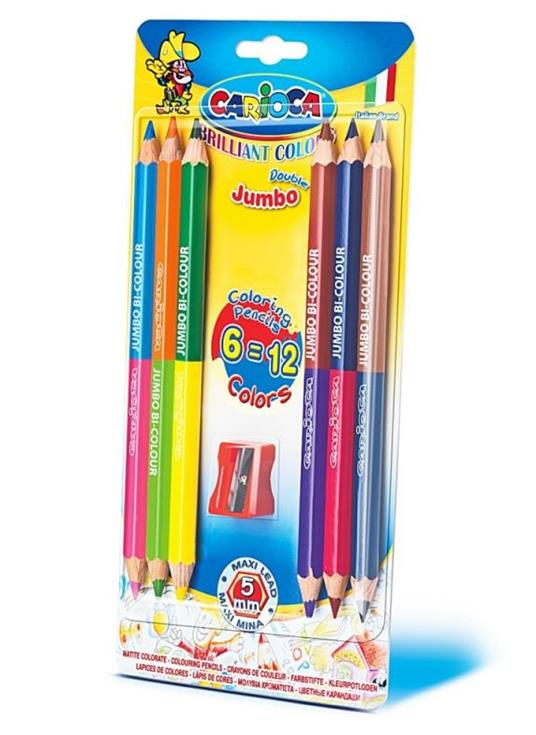 Pastelli Bi-Color Pencil 6 pezzi