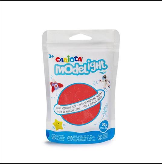 Carioca Pasta Modelight 50 Gr Monocolore Rosso