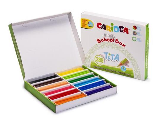 Tita Esagonale School Box 288 Pz. - Carioca - Cartoleria e scuola
