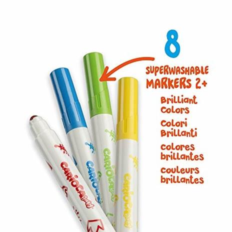 Carioca Baby Combino. Jobs e 8 Felt Tip Pens - 2