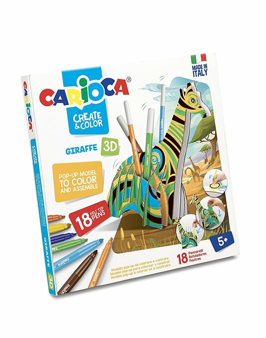 Carioca Create and Color. Giraffa 3D - 2