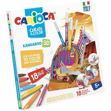 Carioca Create and Color. Canguro 3D