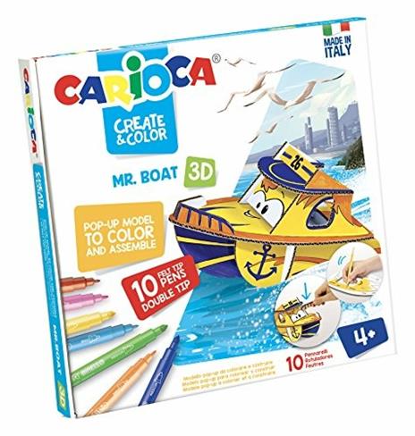 Carioca Create and Color. Mr. Boat 3D