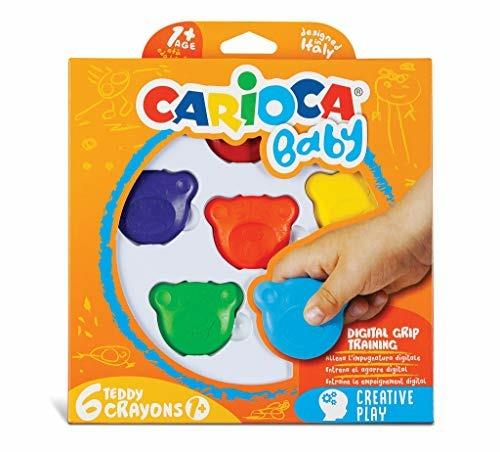 6 Pezzi Carioca Baby Cere Colorate