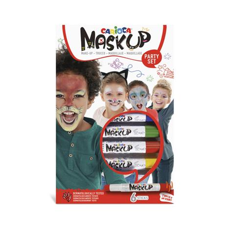 Confezione 6 Sticks Colorati Per Trucco Bimbi