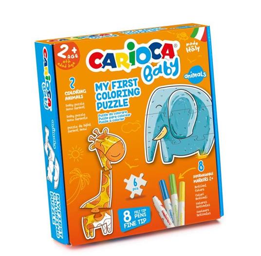 Carioca Coloring Puzzle Animals BABY
