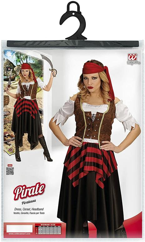 Widmann costume pirata donna. Taglia XS - 6