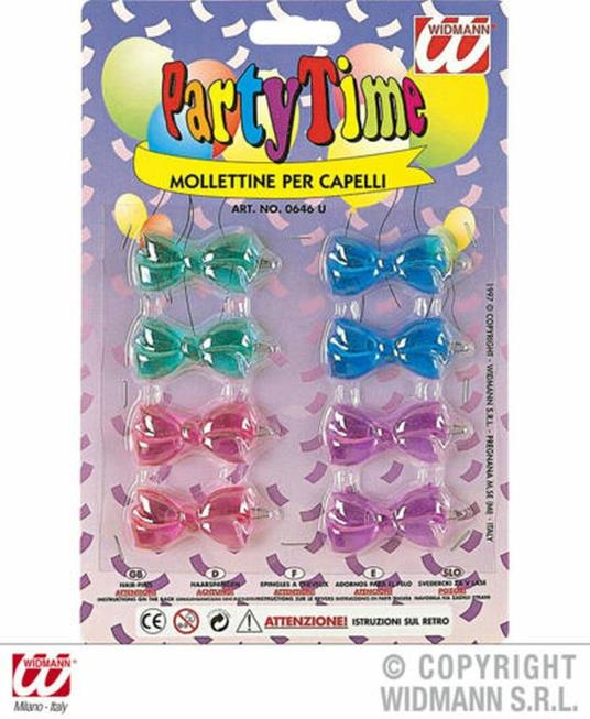 Costume Mollettine per capelli set da 8