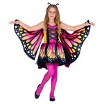 Costume Farfalla Rosa 4-5 anni, 116 cm (10865)