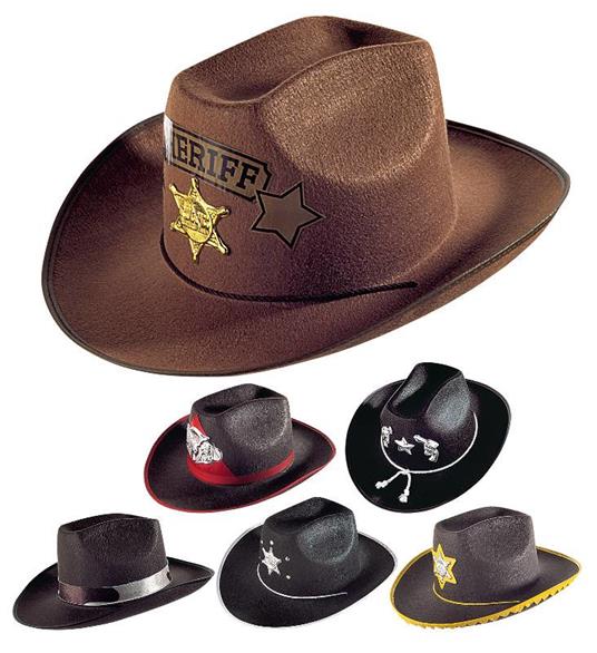 WIDMANN Cappello Cowboy In Feltro - Ass.In 6 Modelli