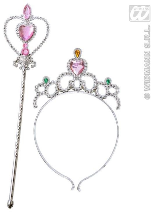 Costume Tiara e scettro con gemme