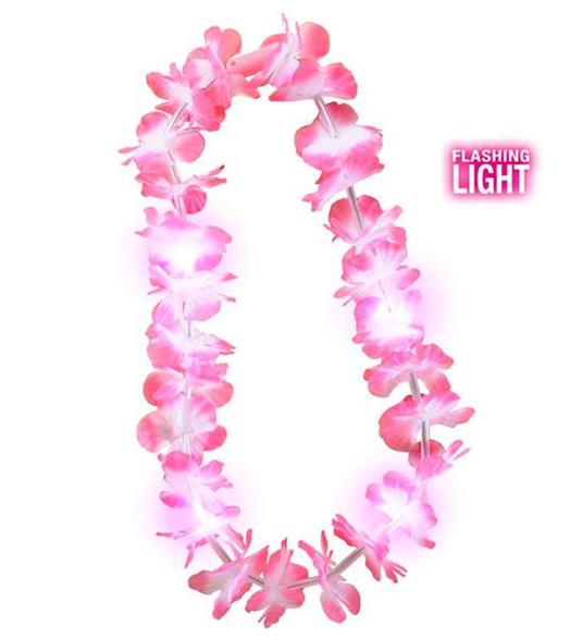 Collana Hawaiana Luminosa Rosa - Widmann - Idee regalo