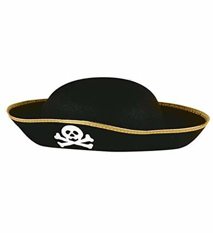 Costume Cappello pirata in feltro
