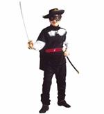 Vestito Bandito Mascherato Zorro 8-10 Anni 140H