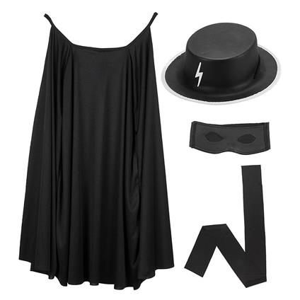 Costume Eroe bandito mascherato set travestim.