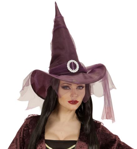 Decorated Witch Hat - Antiquatedred - 2
