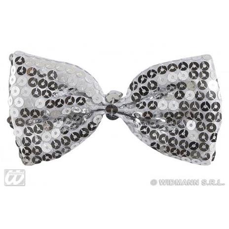 Papillon - Farfallino In Paillettes Argento