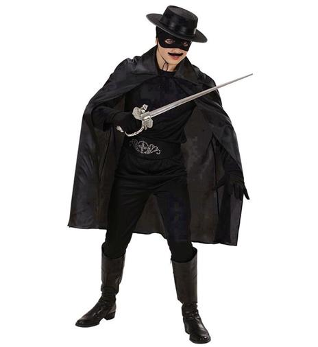 Costume Mantello nero 100 cm - 72