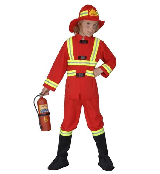 Vestito Pompiere 8-10 Anni 140H
