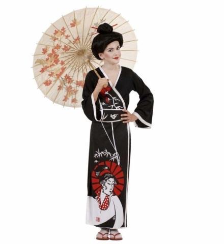 Costume Geisha 128 cm / 5-7 anni
