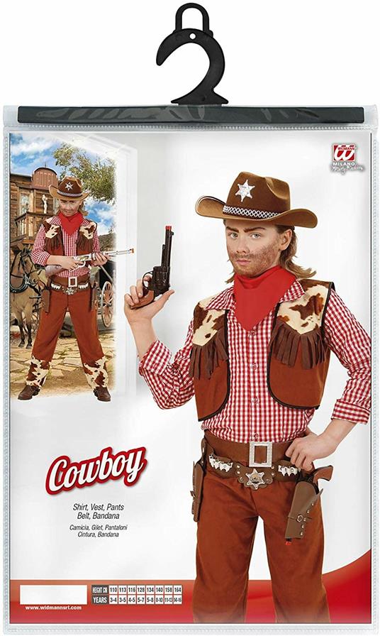 Costume Cowboy 158 cm / 11-13 anni - 2