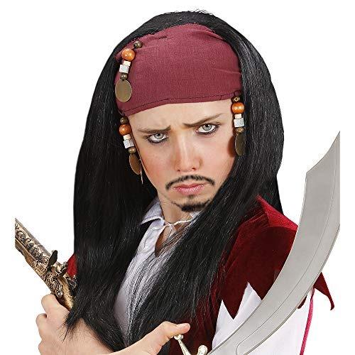Costume Parrucca pirata dei caraibi con bandana