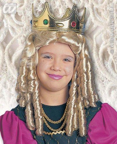 Costume Parrucca principessa con boccoli