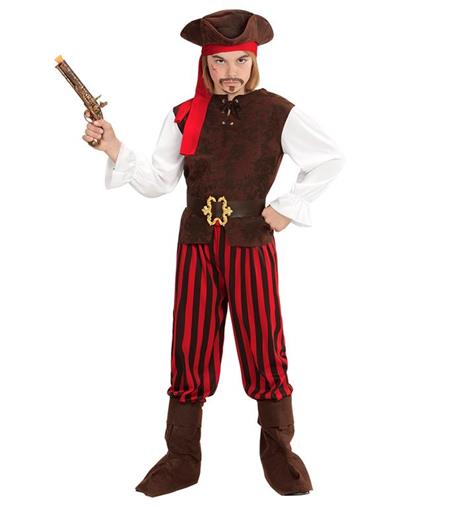 Vestito Pirata Dei Caraibi 4-5 Anni 116H