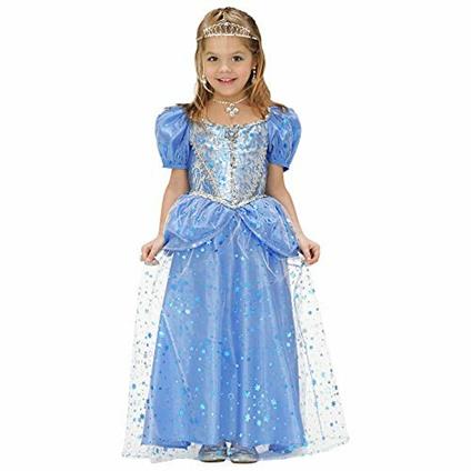 Costume Principessa/fatina azzurra 140cm/8-10y.