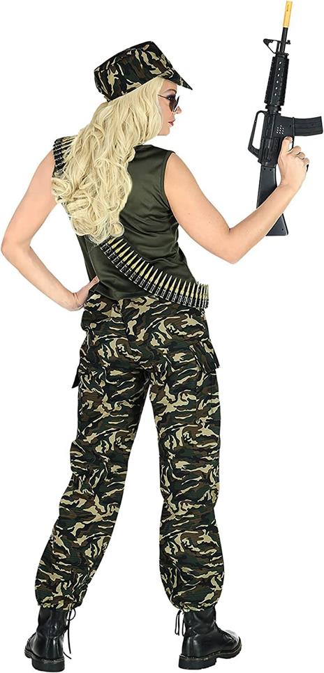 Widmann costume donna soldato. Taglia S - 3