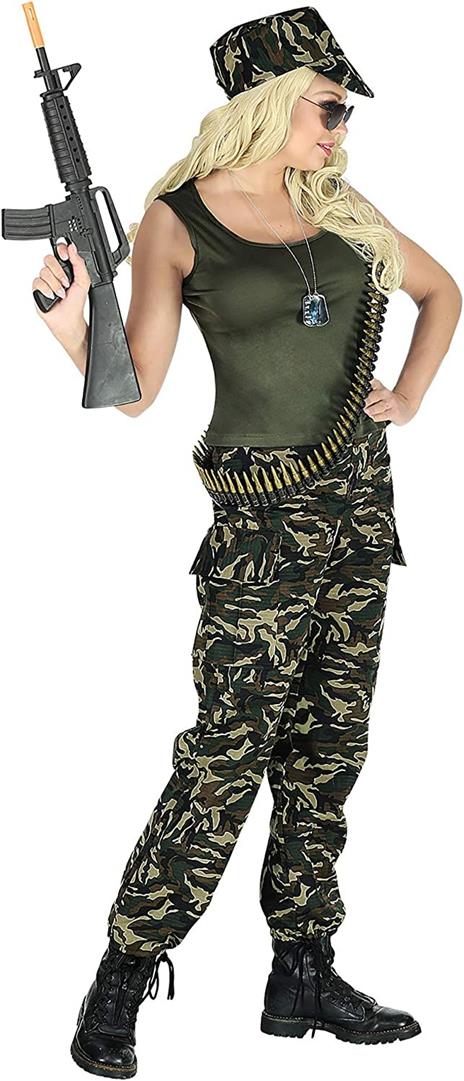 Widmann costume donna soldato. Taglia S - 4