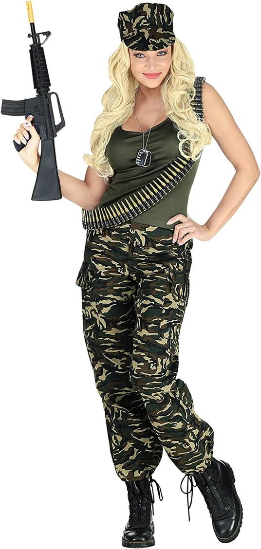 Widmann costume donna soldato. Taglia S - 5