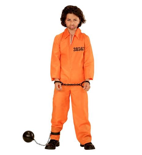 Vestito Detenuto 8-10 Anni 140H