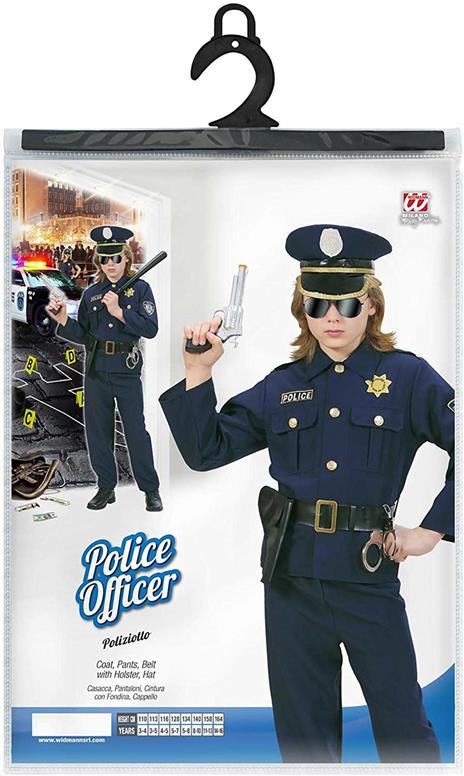 Costume Poliziotto-116cm - 2