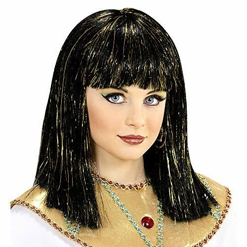 Costume Parrucca cleopatra con fili di lame'