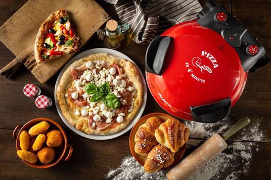 Ariete 0909 macchina e forno per pizza 1 pizza(e) 1200 W Nero, Rosso -  Ariete - Casa e Cucina | IBS
