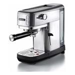 Ariete 1380 Macchina da caffè in metallo, compatibile con caffè in polvere e cialde ESE, 1300 W, Capacità 1,1 L, 15 bar di pressione, Filtro 1 o 2 tazze, Dispositivo Cappuccino, Silver