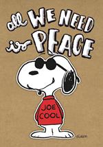 Biglietto Snoopy Kraft Peace
